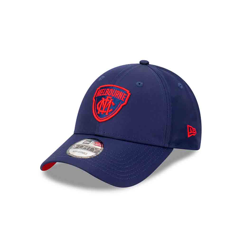 Load image into Gallery viewer, Melbourne Demons 2024 9Forty Official Team Colours Cloth Strap Cap
