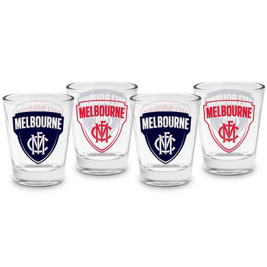 Melbourne Demons 4-Pack Shot Glasses
