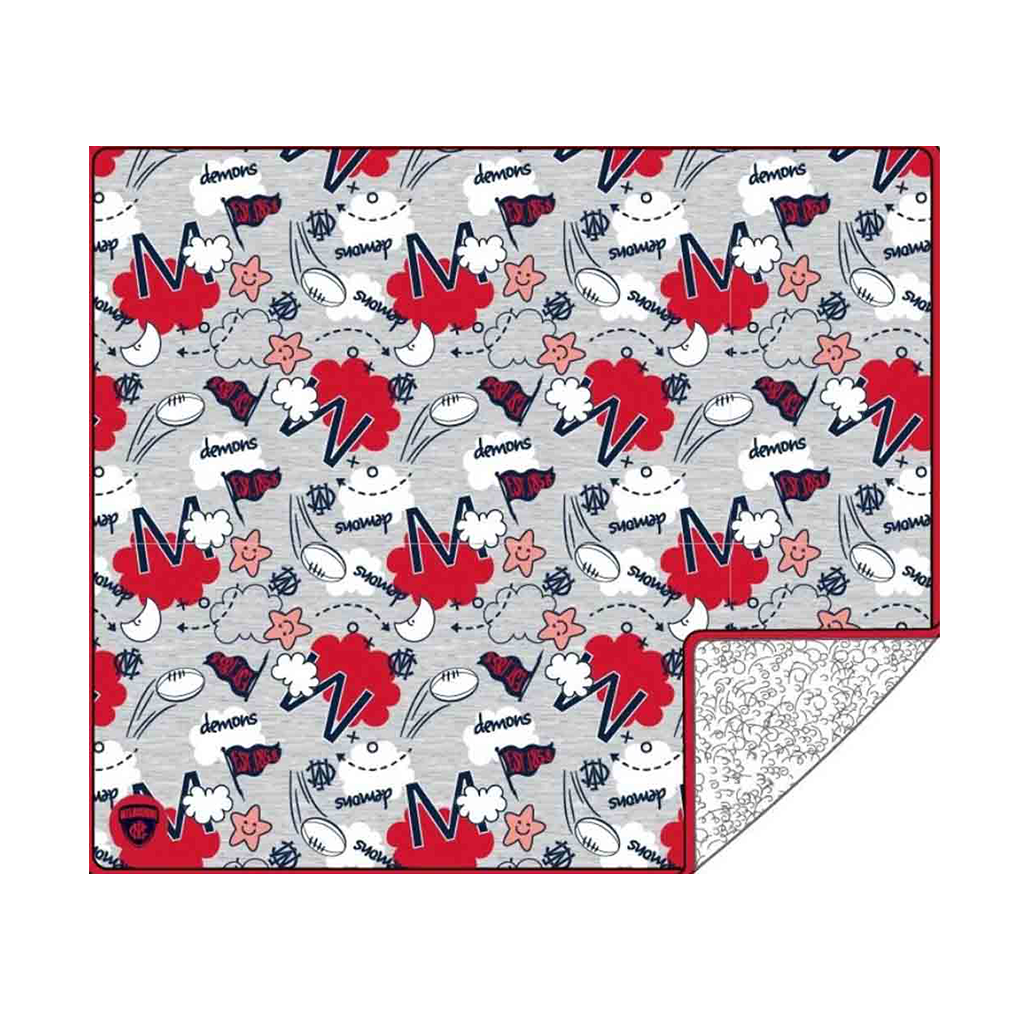 Melbourne Demons Baby Cloud Blanket Jerseys Megastore