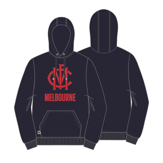 Load image into Gallery viewer, Melbourne Demons Crest OTH Hoodie Adult

