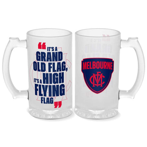 Melbourne Demons Frosted Stein 500mL