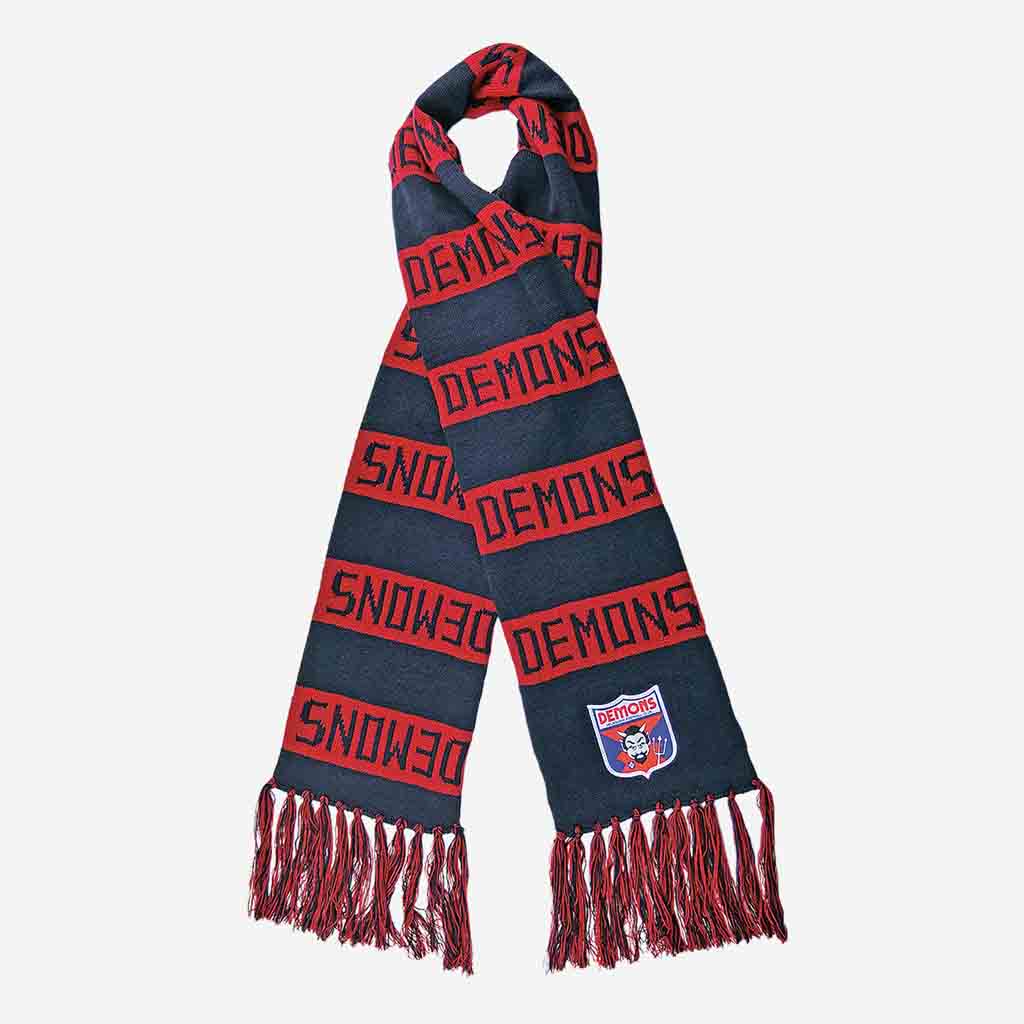 Load image into Gallery viewer, Melbourne Demons Heritage Bar Scarf
