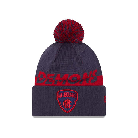 Melbourne Demons Split Script Beanie