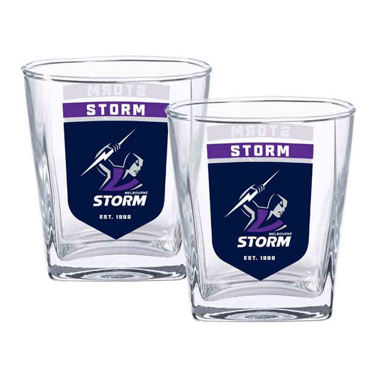 Melbourne Storm 2-Pack Spirit Glasses