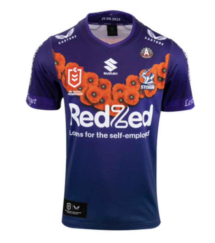 Melbourne Storm 2023 ANZAC Jersey Adult