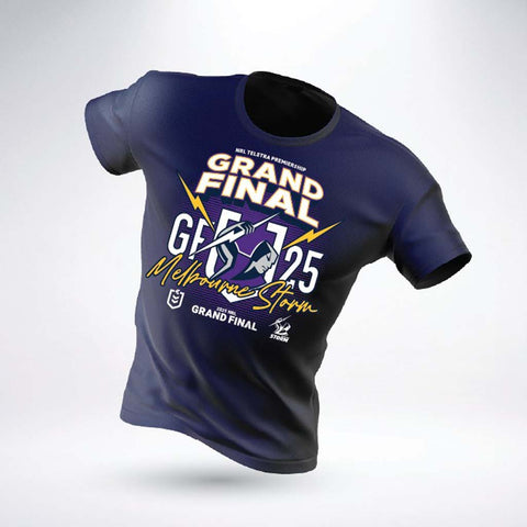 Melbourne Storm 2025 Grand Final Tee Youth - Tidwell