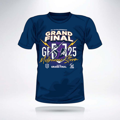 Melbourne Storm 2025 Grand Final Tee Youth - Tidwell