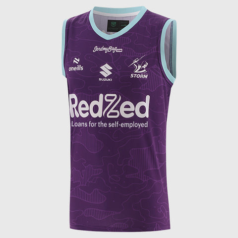 Melbourne Storm 2026 Training Singlet Adult Purple