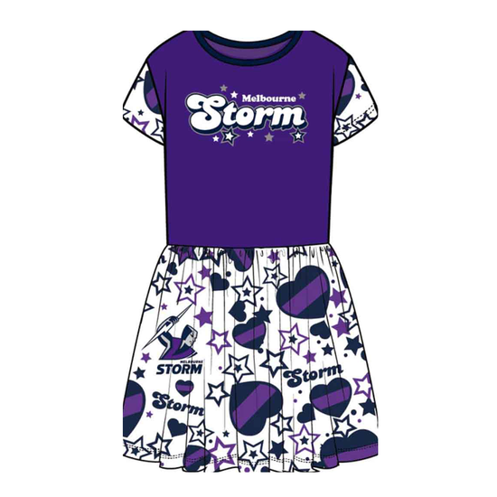 Melbourne Storm 'Heartbreaker' Dress