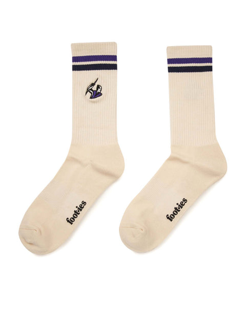 Melbourne Storm Sneaker Sock 2 Pack Giftbox
