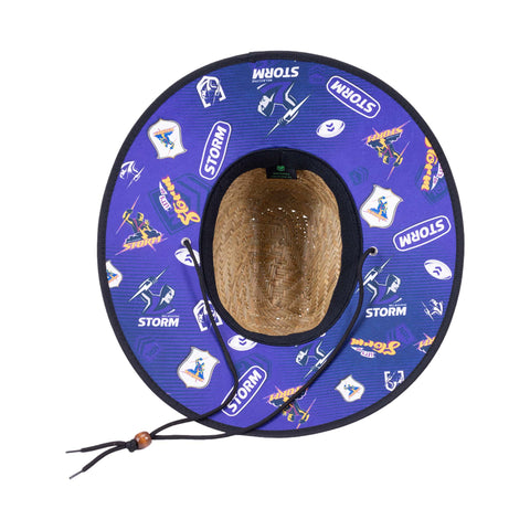Melbourne Storm Straw Hat