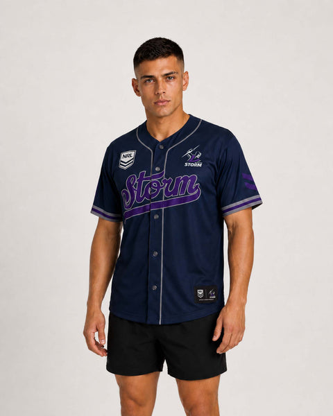 Melbourne Storm 'Homer' Baseball Shirt Adult
