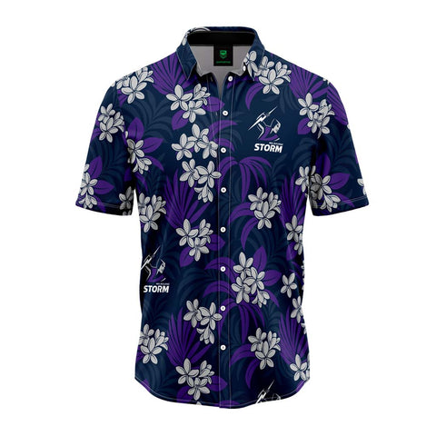 Melbourne Storm 'Reef' Hawaiian Shirt Adult