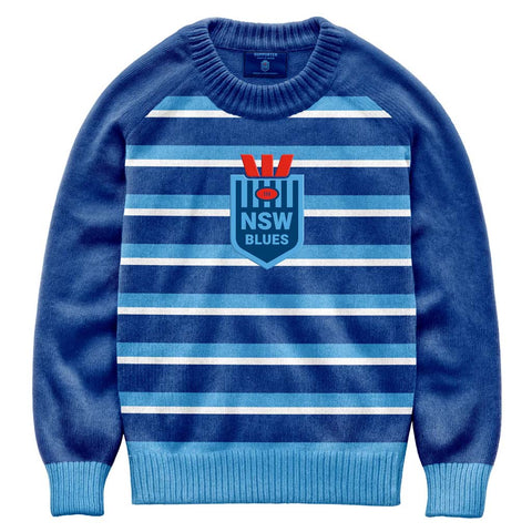 NSW Blues 'Crossbar' Kids Jumper