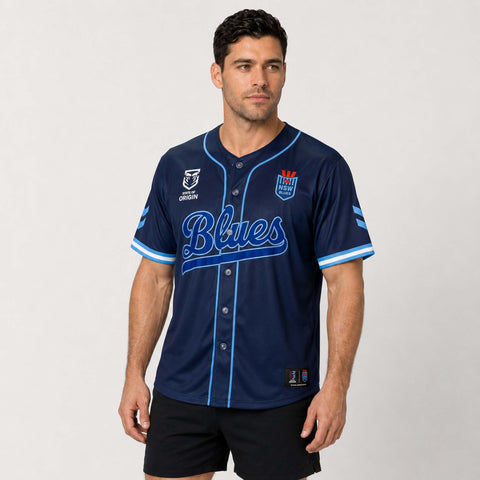 NSW Blues 'Homer' Baseball Shirt Adult