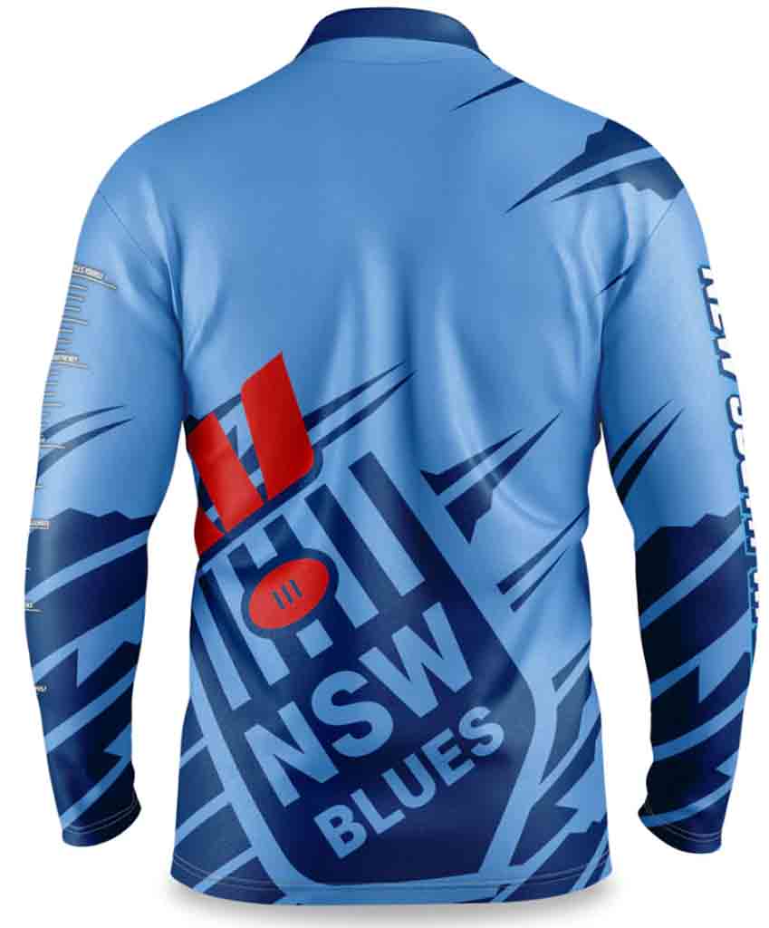 NSW Blues 'Ignition' Fishing Shirt Adult