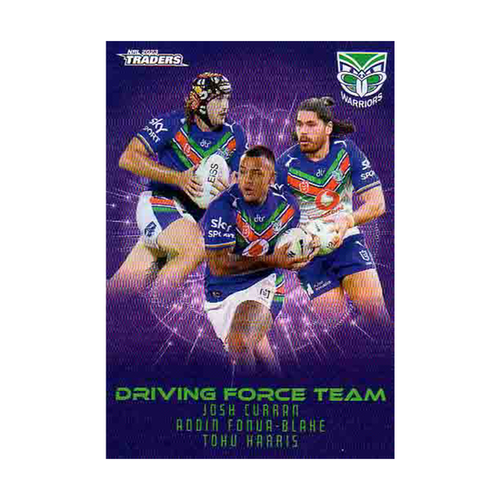 New Zealand Warriors Driving Force Team Parallel Case Card