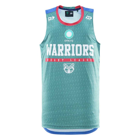 New Zealand Warriors 2026 Training Singlet Green Adult