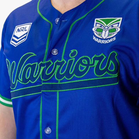 New Zealand Warriors 'Homer' Baseball Shirt Adult