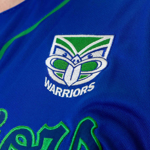 New Zealand Warriors 'Homer' Baseball Shirt Adult