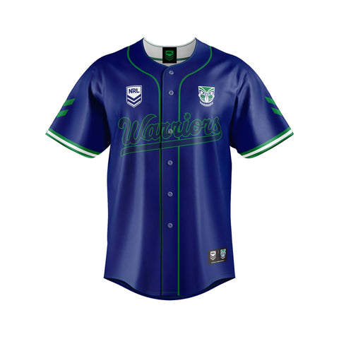 New Zealand Warriors 'Homer' Baseball Shirt Adult
