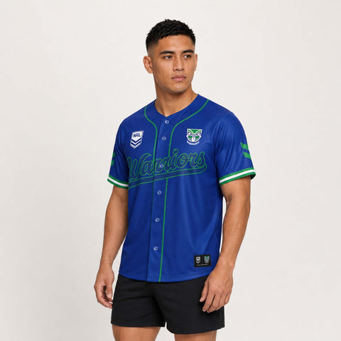 New Zealand Warriors 'Homer' Baseball Shirt Adult