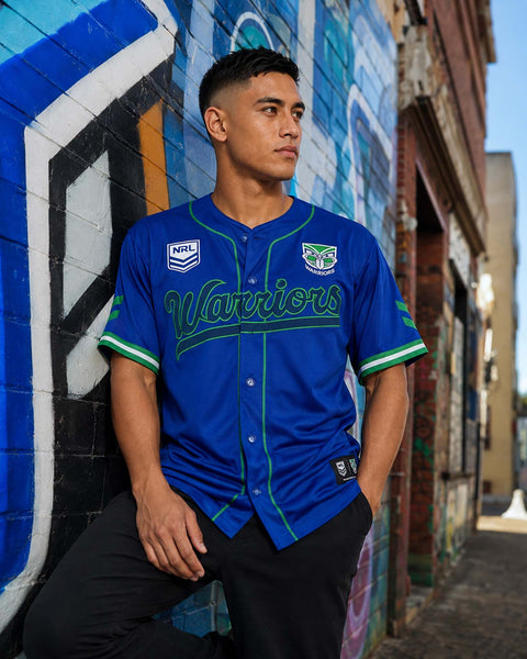 New Zealand Warriors 'Homer' Baseball Shirt Adult