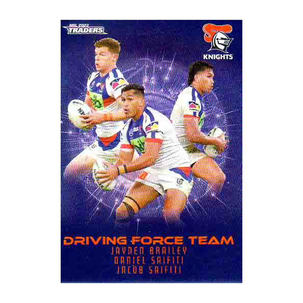 Newcastle Knights Driving Force Team Parallel Case Card