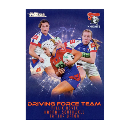 Newcastle Knights NRLW Driving Force Team Parallel Case Card