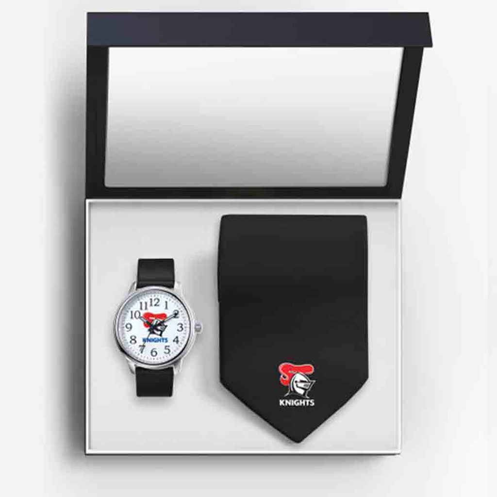 Newcastle Knights Watch & Tie Gift Set