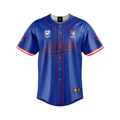 Newcastle Knights 'Homer' Baseball Shirt Adult