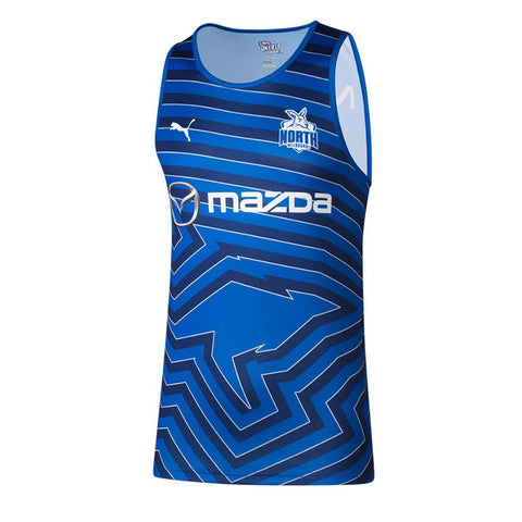 North Melbourne Kangaroos 2025 Training Singlet Adult
