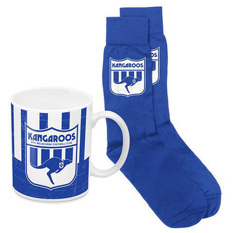 North Melbourne Kangaroos Heritage Mug & Sock Set