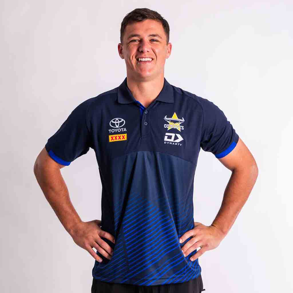 North Queensland Cowboys 2024 Alternate Media Polo Navy Adult