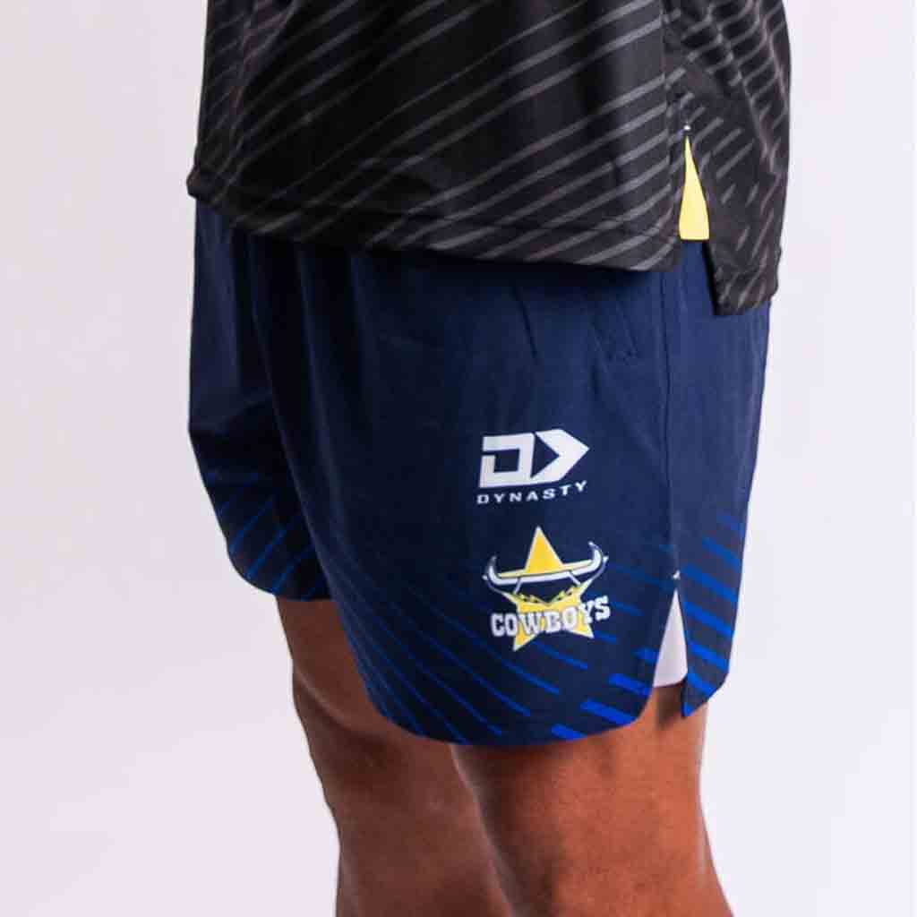 North Queensland Cowboys 2024 Gym Shorts Navy Adult