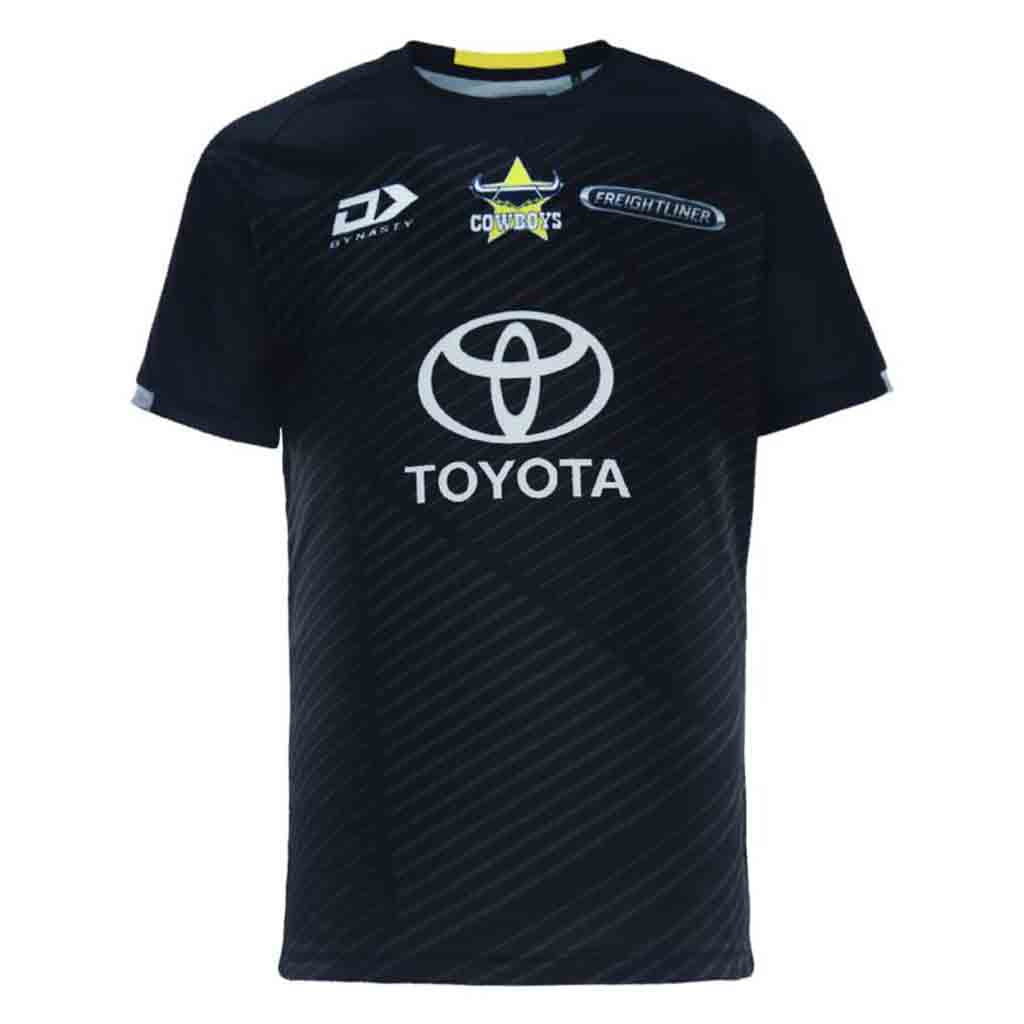 North Queensland Cowboys 2024 Alternate Training Tee Black Adult