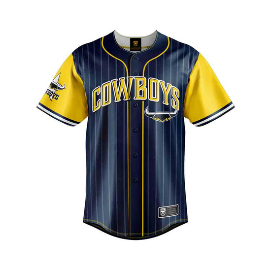 North Queensland Cowboys "Slugger" Baseball Shirt Adult