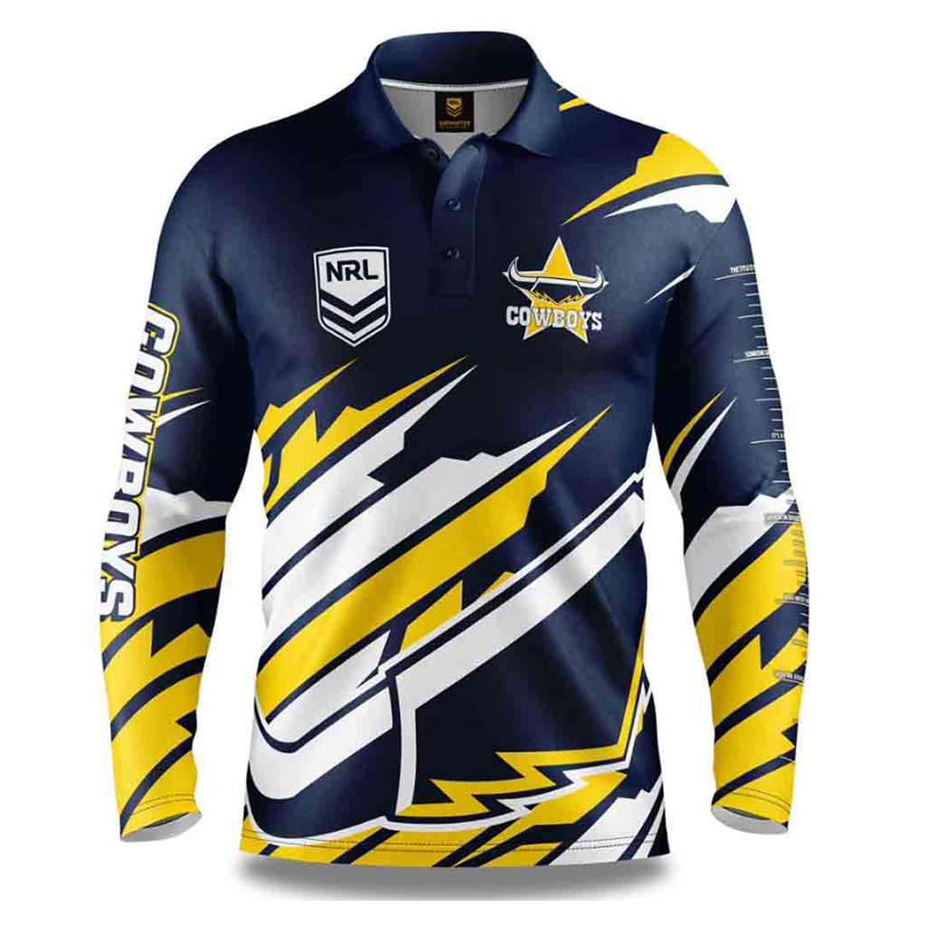 North Queensland Cowboys 'Ignition' Fishing Shirt Adult