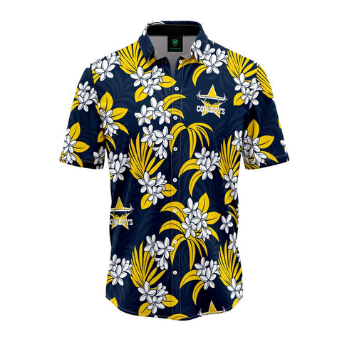 North Queensland Cowboys 'Reef' Hawaiian Shirt Adult