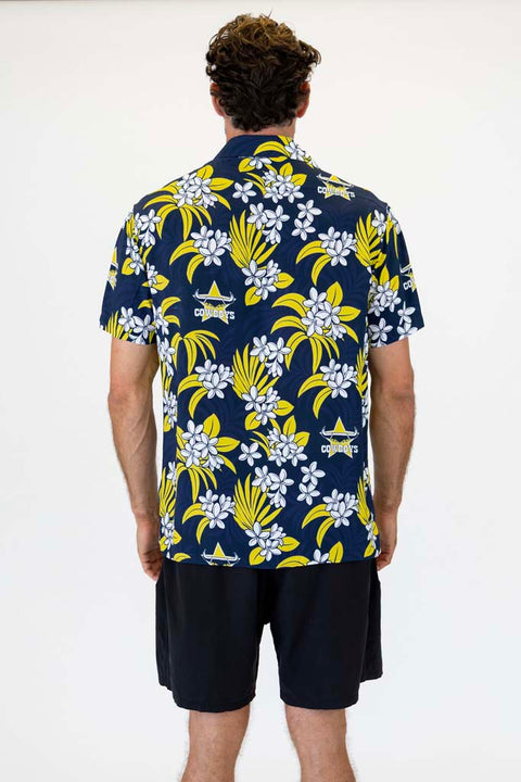 North Queensland Cowboys 'Reef' Hawaiian Shirt Adult