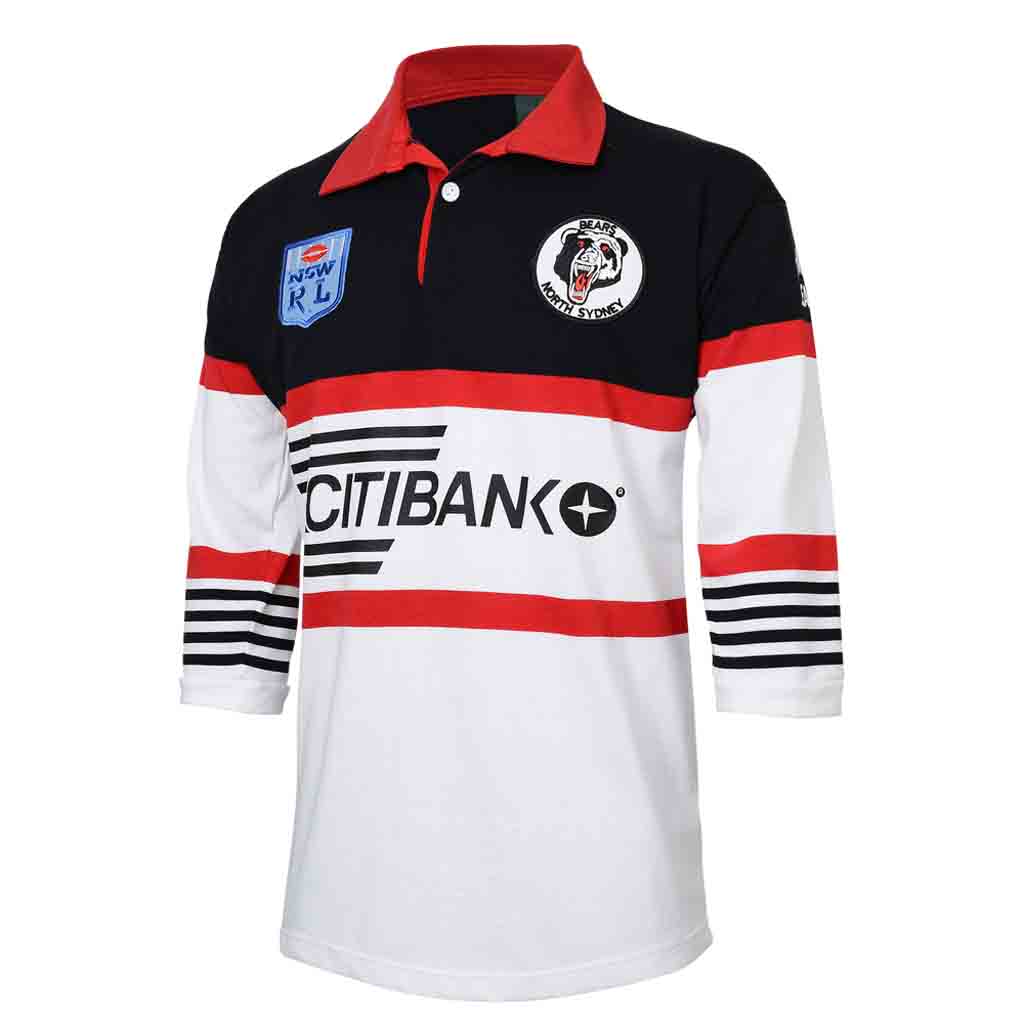 North Sydney Bears 1992 Retro Jersey – Jerseys Megastore