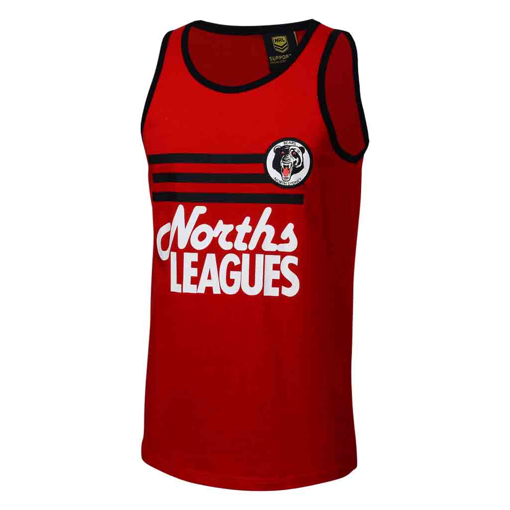 North Sydney Bears Retro Singlet Adult