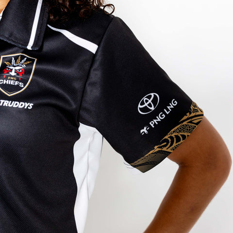 PNG Chiefs Foundation Media Polo Adult Dark