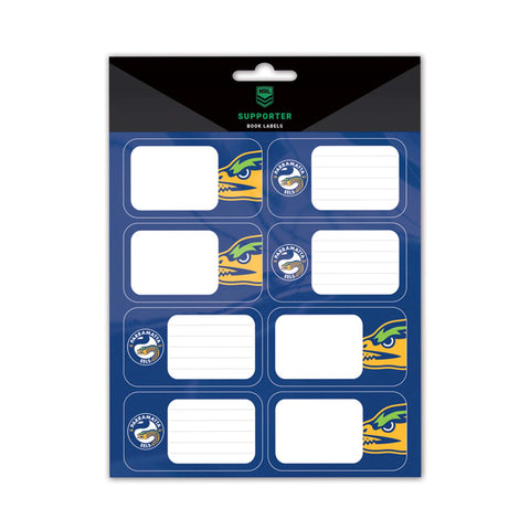 Parramatta Eels Book Labels