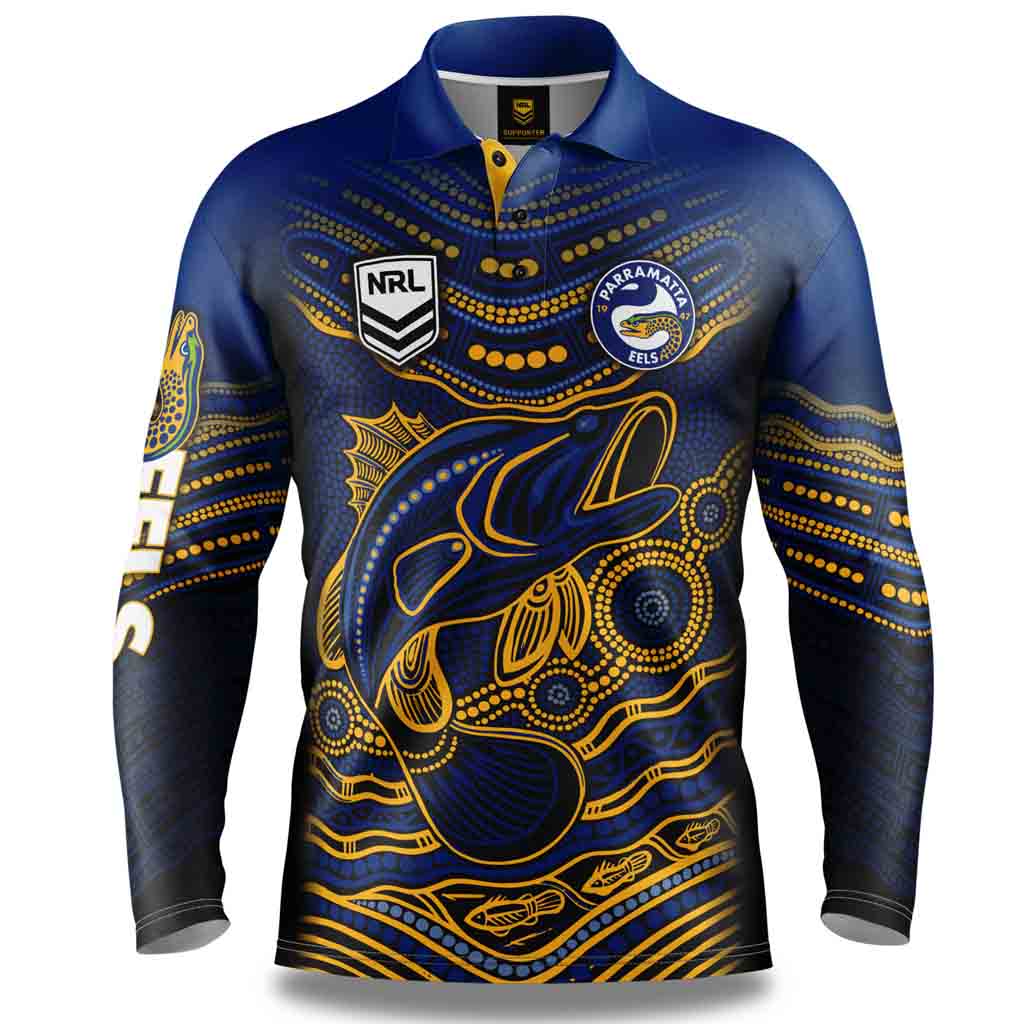 Parramatta Eels Indigenous Fishing Shirt