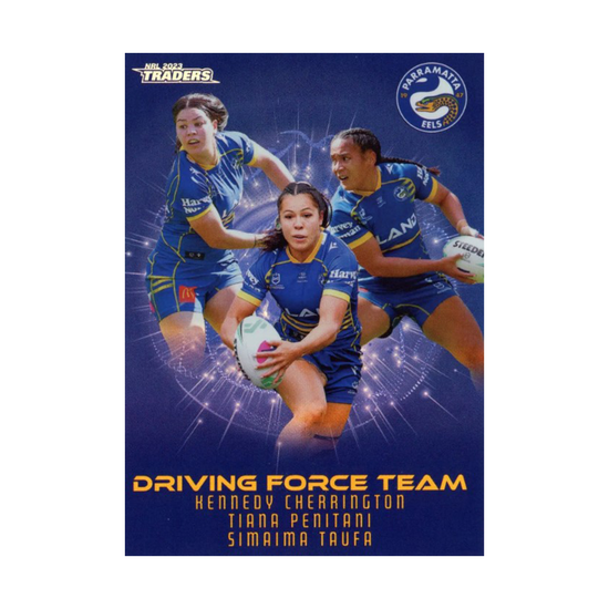 Parramatta Eels NRLW Driving Force Team Parallel Case Card