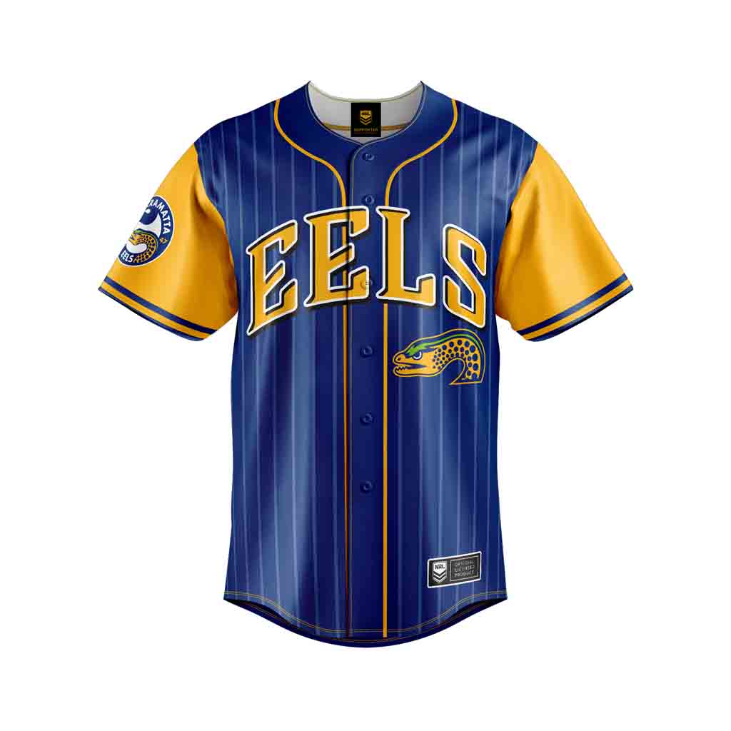 Parramatta Eels "Slugger" Baseball Shirt Adult