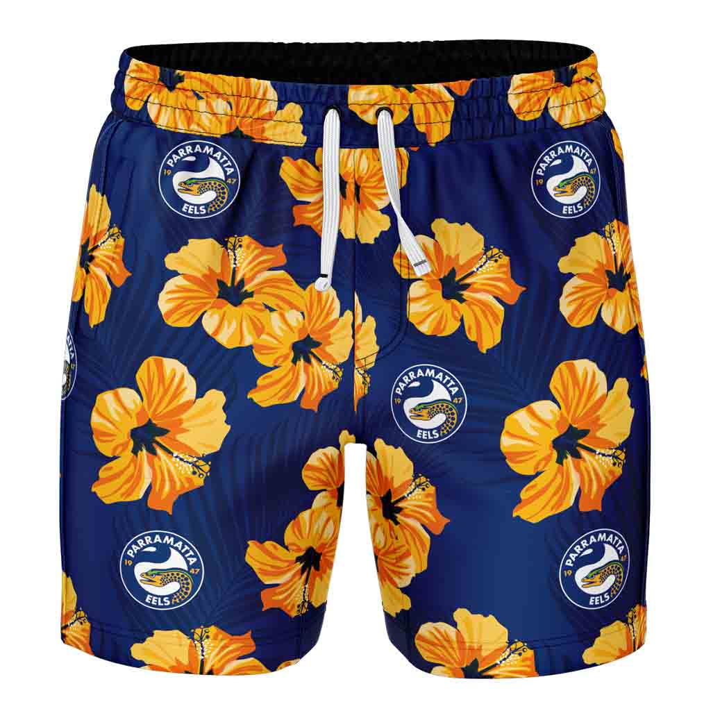Parramatta Eels 'Aloha' Volley Shorts Adult