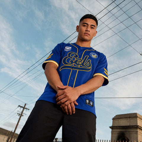 Parramatta Eels 'Homer' Baseball Shirt Adult