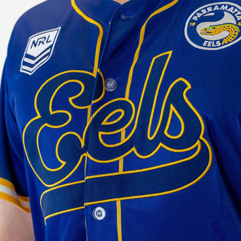 Parramatta Eels 'Homer' Baseball Shirt Adult